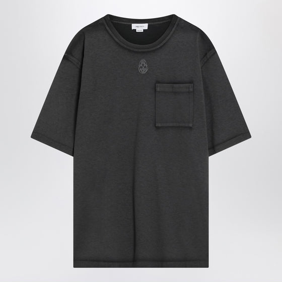Alexander McQueen Faded black Skull T-shirt