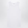 Alexander McQueen White cotton tank top