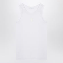  Alexander McQueen White cotton tank top