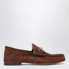 GUCCI Horsebit 1953 brown suede loafer