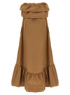 Saint Laurent Flounce Dress