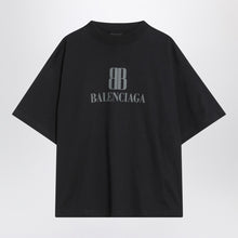  Balenciaga Faded black Nano BB Medium Fit T-shirt