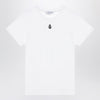 Alexander McQueen White T-shirt with Skull embroidery