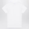 Alexander McQueen White T-shirt with Skull embroidery