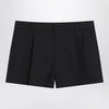 GUCCI Shorts dark grey in wool twill