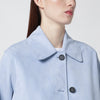 Sword 6644 Light blue leather jacket