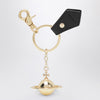 Vivienne Westwood Gold metal 3D Orb keyring