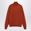 Saint Laurent Red turtleneck sweater in wool