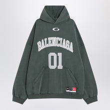  Balenciaga Dark green Basketball hooded sweatshirt