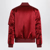 GUCCI Rosso Ancora Bomber in heavy nylon canvas
