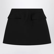  Alexander McQueen Black wool mini skirt