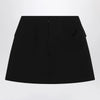 Alexander McQueen Black wool mini skirt