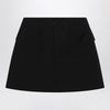 Alexander McQueen Black wool mini skirt