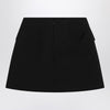 Alexander McQueen Black wool mini skirt