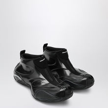  Balenciaga Shiny black polyester basketball sneakers