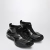 Balenciaga Shiny black polyester basketball sneakers