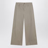 Alexander McQueen Beige cotton gabardine chino pants