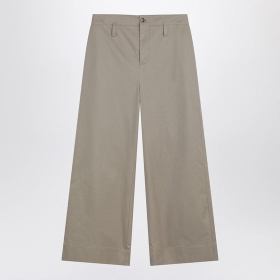 Alexander McQueen Beige cotton gabardine chino pants