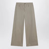 Alexander McQueen Beige cotton gabardine chino pants