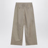 Alexander McQueen Beige cotton gabardine chino pants