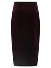 Saint Laurent Velvet Skirt