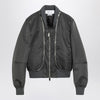 Alexander McQueen Grey zipped bomber jacket