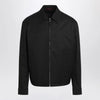GUCCI Black cotton twill jacket with Web detail