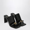 Balenciaga Black leather Bel Air sandals