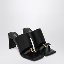  Balenciaga Black leather Bel Air sandals