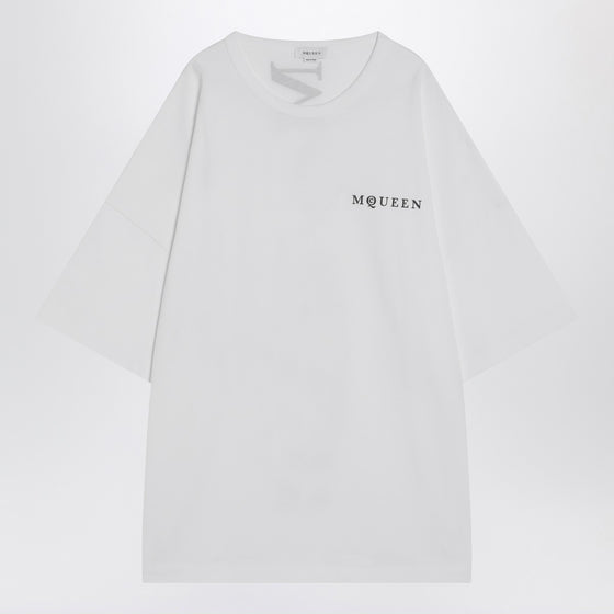 Alexander McQueen White oversized t-shirt with logo