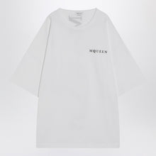  Alexander McQueen White oversized t-shirt with logo