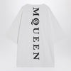 Alexander McQueen White oversized t-shirt with logo