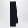 GUCCI Navy blue wool scarf