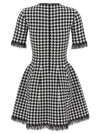 Mcqueen Houndstooth Dress