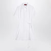 GUCCI White shirt dress in cotton