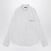 Balenciaga White Uniform Merch button-down shirt