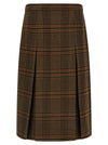 Saint Laurent Prince Of Wales Skirt