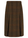 Saint Laurent Prince Of Wales Skirt