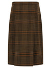 Saint Laurent Prince Of Wales Skirt