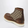 GUCCI Laced ankle boot with GG insert