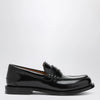 GUCCI Black loafer with removable GG detail