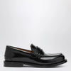 GUCCI Black loafer with removable GG detail