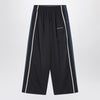 Balenciaga Black/navy blue/grey faded effect 50/50 tracksuit trousers