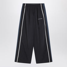  Balenciaga Black/navy blue/grey faded effect 50/50 tracksuit trousers