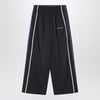 Balenciaga Black/navy blue/grey faded effect 50/50 tracksuit trousers
