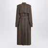 Saint Laurent Double-breasted coat in Prince of Wales wool