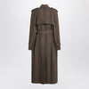 Saint Laurent Double-breasted coat in Prince of Wales wool