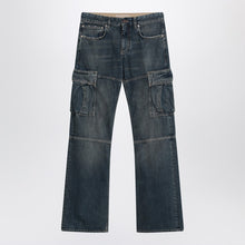  Balenciaga Blue Cargo Regular jeans with a faded effect