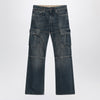 Balenciaga Blue Cargo Regular jeans with a faded effect