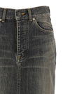 Balenciaga Lace Up Denim Skirt